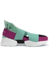 Emilio Pucci City Up Custom Sneakers In Black