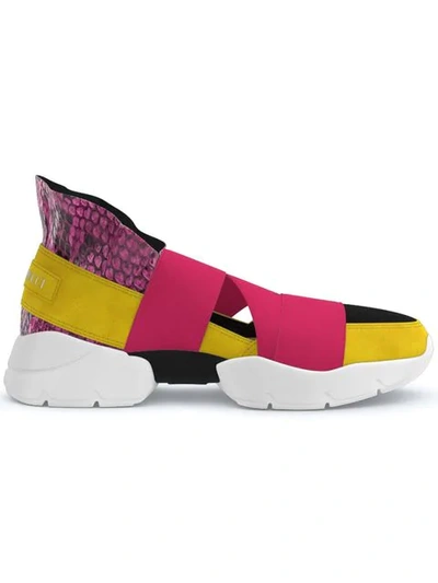Emilio Pucci City Up Custom Sneakers In Pink