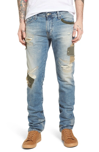 Ag Tellis Patched Distressed Jeans In 17 Years Pottery