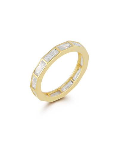 Chloe & Madison Chloe And Madison 14k Over Silver Cz Ring