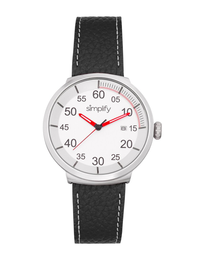 Simplify Unisex The 7100 Watch In Red   / Black / White