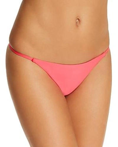 Milly Elba Bikini Bottom In Candy Pink