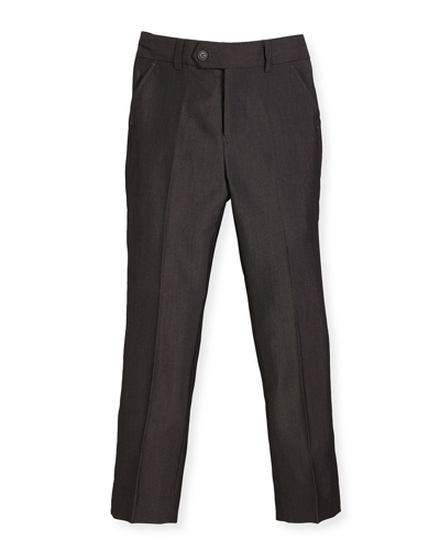 Appaman Slim Suit Pants, Charcoal In Black