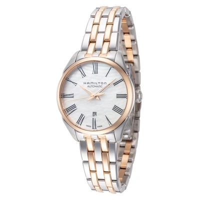 Hamilton Women's Jazzmaster 30mm Automatic Watch In Gold