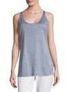 Lafayette 148 Ivy Featherweight-jersey Tank In Melange