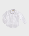 Appaman Solid Button-down Shirt, 2t-14 In White