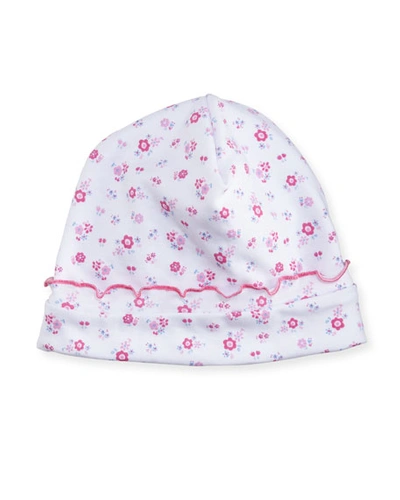 Kissy Kissy Kids' Autumn Breeze Pima Baby Hat In Pink