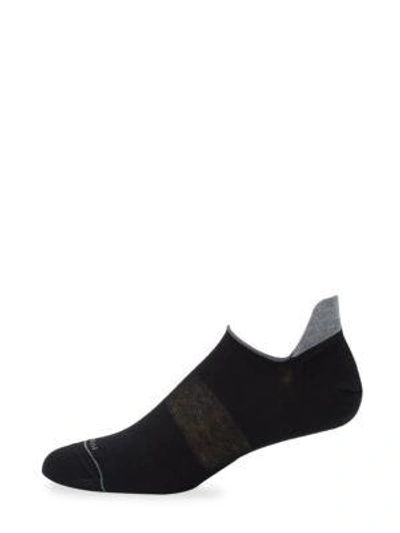 Marcoliani Cotton Ankle Socks In Black