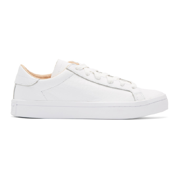 adidas court vantage white mens