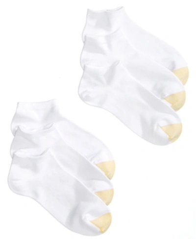 Gold Toe Women's 6-pack Casual Ultra-soft Socks In White
