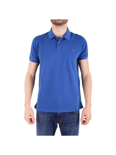 Woolrich Cotton Polo Shirt In True Blue