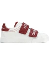 Dolce & Gabbana Logo Strap Sneakers - White