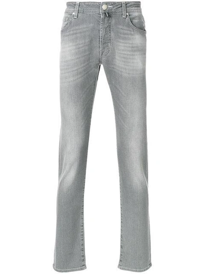 Jacob Cohen Slim-fit Denim Trousers In Grey