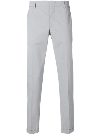 Prada Classic Chinos - Grey In Grey