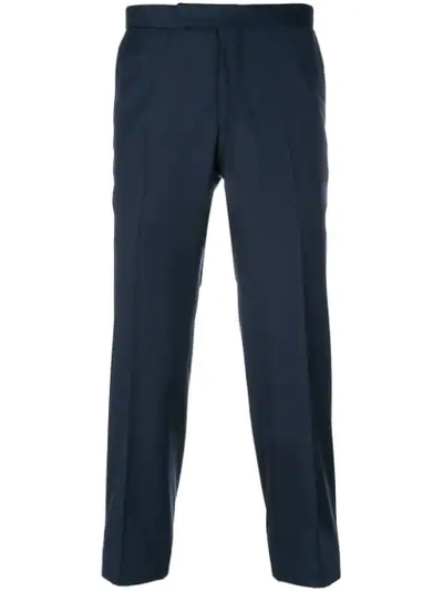 Fashion Clinic Timeless Tapered Trousers In Blue
