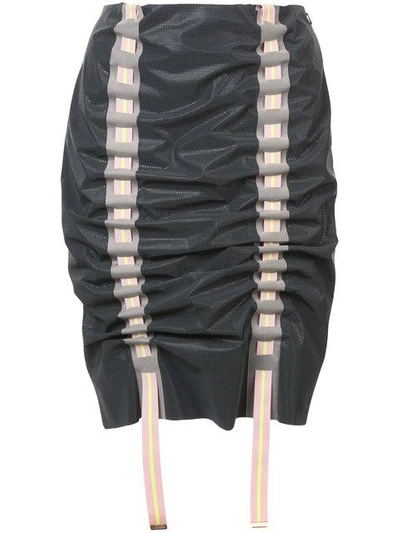 Martina Spetlova Woven Pencil Skirt In Grey