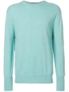 N•peal Oxford Round Neck Sweatshirt