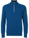 N•peal The Carnaby Half Zip Cashmere Sweater