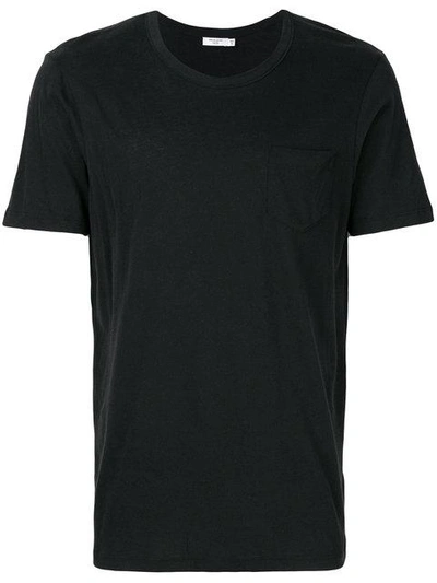 Fashion Clinic Timeless Patch Pocket T-shirt In Black