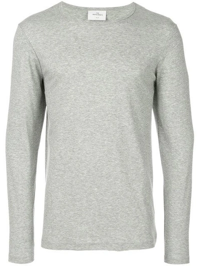 The White Briefs Long Sleeved T-shirt In Grey