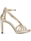 Jimmy Choo Federica Sandals In Metallic