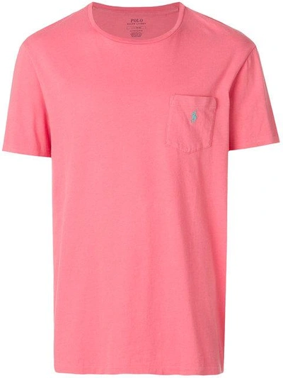 Polo Ralph Lauren Short Sleeved T-shirt In Pink
