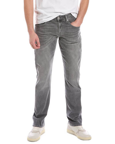 7 For All Mankind Classic Balsam Straight Jean In Grey
