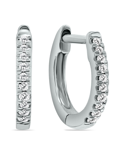 Diamond Select Cuts 14k 0.75 Diamond Hoop Earrings