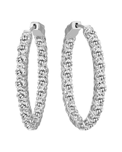 Diamond Select Cuts 14k 10.00 Ct. Tw. Diamond Hoop Earrings