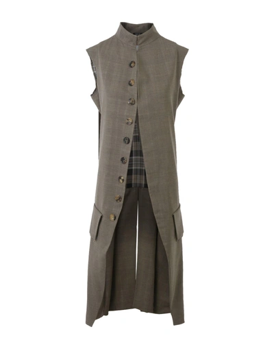 Maison Margiela Full-length Jacket In Grey