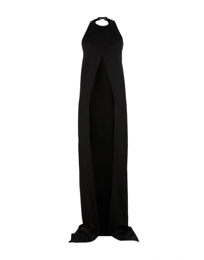 Balmain Long Dress In Black