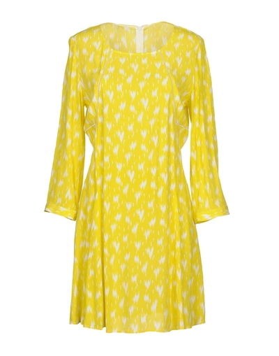 Ba&sh Short Dress In Yellow