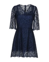 Dolce & Gabbana Short Dresses In Blue