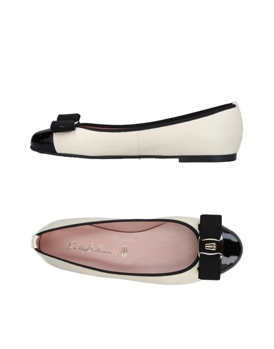 Pretty Ballerinas Ballet Flats In Ivory