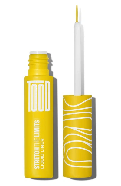 Tood Stretch The Limits Liquid Eyeliner In Yellow