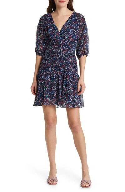 Ted Baker Casadee Wrap Mini Dress In Blue