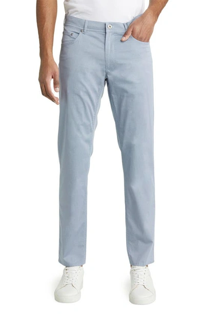 Brax Cooper Microprint Ultralight Five-pocket Trousers In Anchor