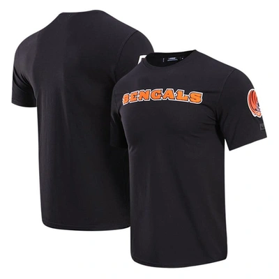 Pro Standard Black Cincinnati Bengals Classic Chenille T-shirt