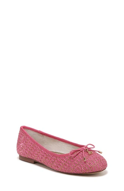 Sam Edelman Kids' Felicia Ballet Flat In Pink Rose Multi