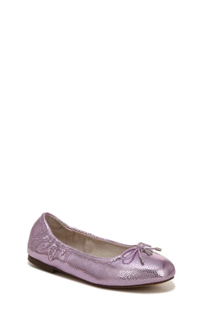 Sam Edelman Kids' Felicia Ballet Flat In Lilac Quartz