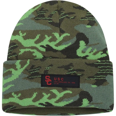 Nike Camo Usc Trojans Veterans Day Cuffed Knit Hat