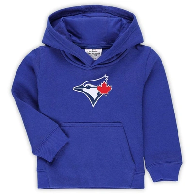 Outerstuff Kids' Toddler Royal Toronto Blue Jays Team Primary Logo Fleece Pullover Hoodie