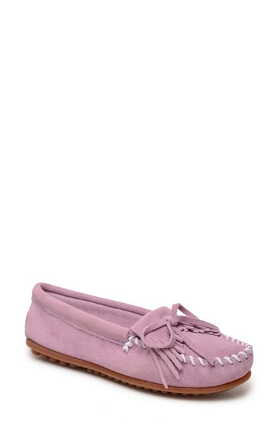 Minnetonka Kilty Driving Loafer In Purple