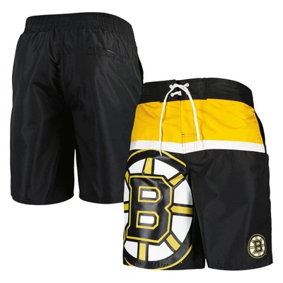 Starter Black Boston Bruins Sea Wind Swim Trunks