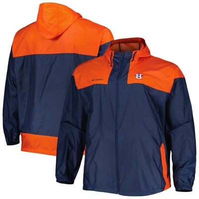 Columbia Navy Houston Astros Flash Forward Challenger Omni-shade Full-zip Windbreaker