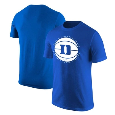 Nike Royal Duke Blue Devils Basketball Logo T-shirt