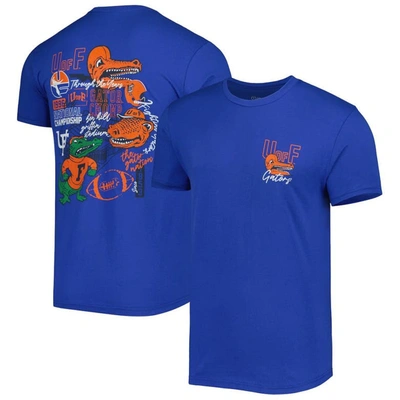 Image One Royal Florida Gators Vintage Through The Years Two-hit T-shirt