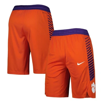 Nike Orange Clemson Tigers Replica Team Basketball Shorts