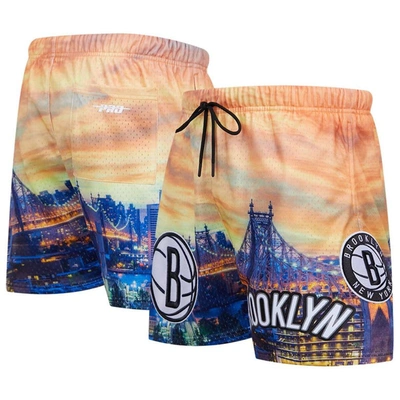 Pro Standard Brooklyn Nets Cityscape Shorts In Multi/multi
