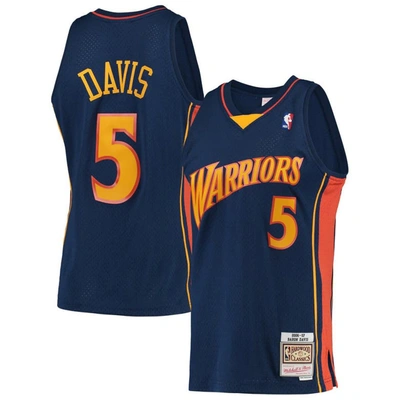 Mitchell & Ness Baron Davis Navy Golden State Warriors 2006/07 Hardwood Classics Swingman Jersey